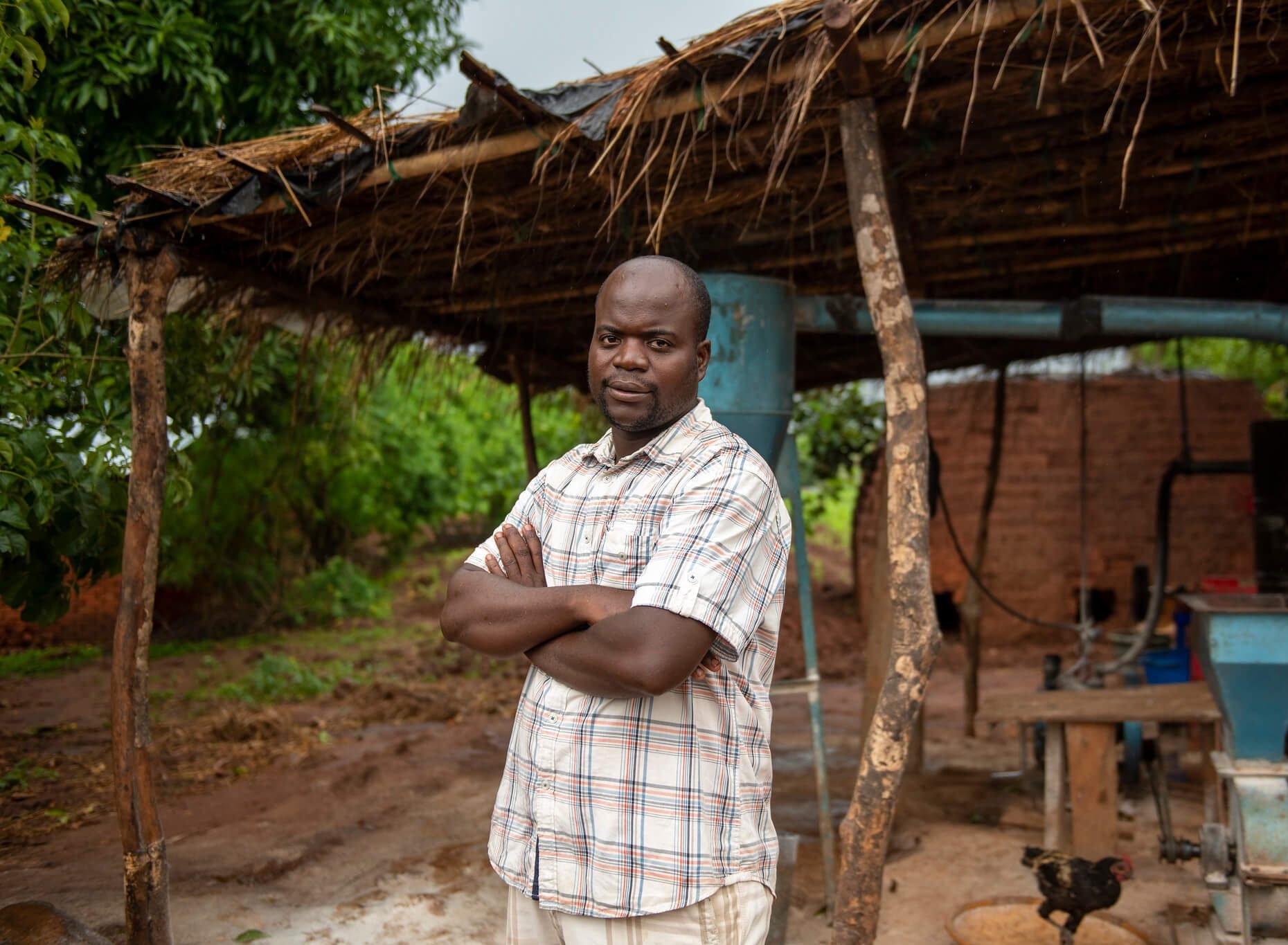 Portrait of Yohane Wisted at his workshop, Thyolo district, Malawi. Image: ETP